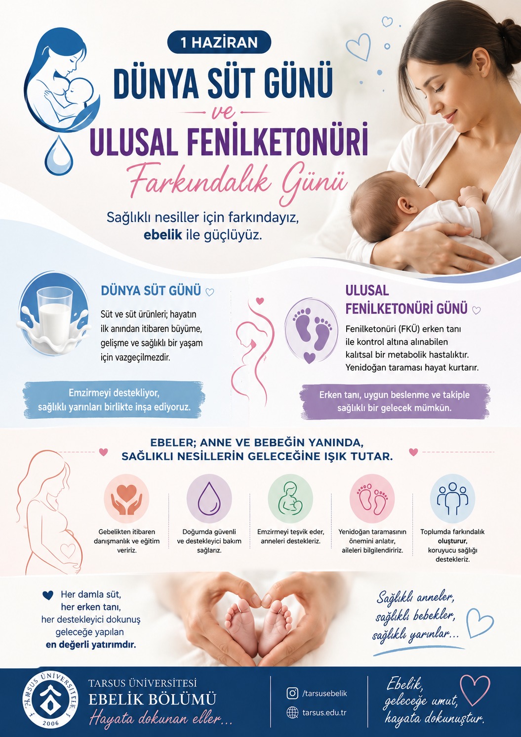 1 Haziran Dünya Süt Günü ve Ulusal Fenilketonüri Günü